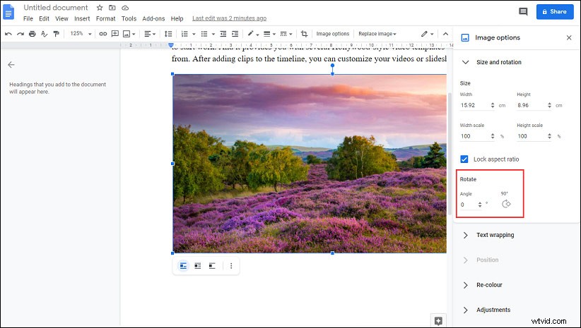 How to Rotate and Flip Images in Google Docs: Step-by-Step Guide
