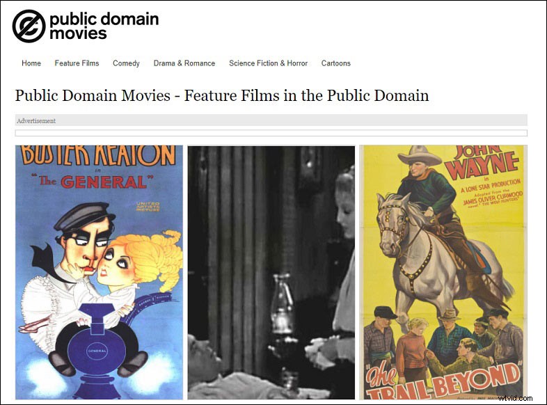 Top 4 Free Websites to Legally Watch & Download Public Domain Movies