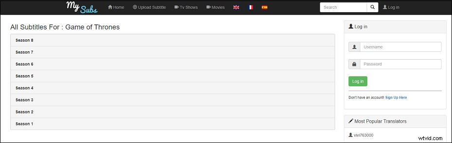 Top 5 Best Free Websites to Download Game of Thrones Subtitles Safely