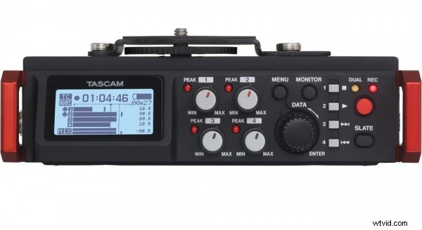 Tascam DR-701D: Professional Multi-Track Field Recorder with HDMI and Timecode Inputs