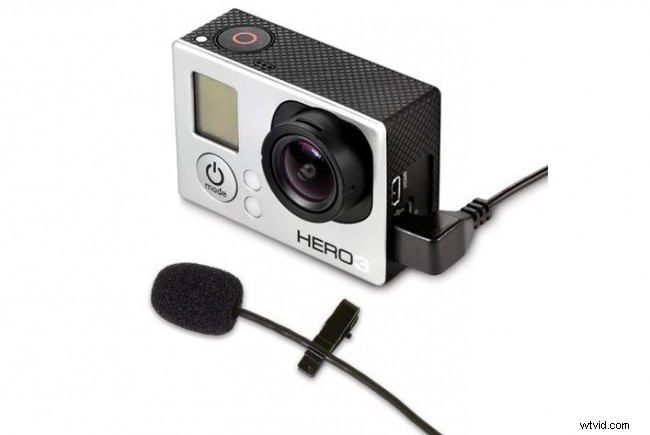 GOLav Wearable Microphone: Crystal-Clear Audio Upgrade for GoPro Hero4 Cameras