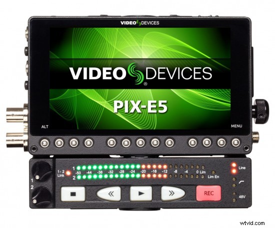 Video Devices PIX-LR Professional Audio Interface for PIX-E5/PIX-E7 4K Recorders Now Shipping Worldwide