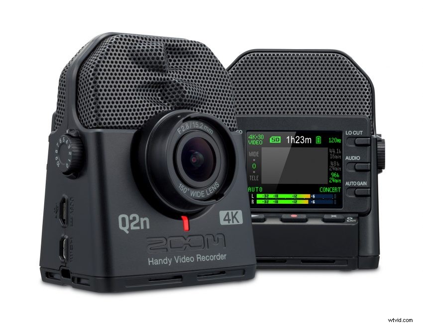 Zoom Q2n-4K: Upgraded Portable 4K Video Recorder for Musicians