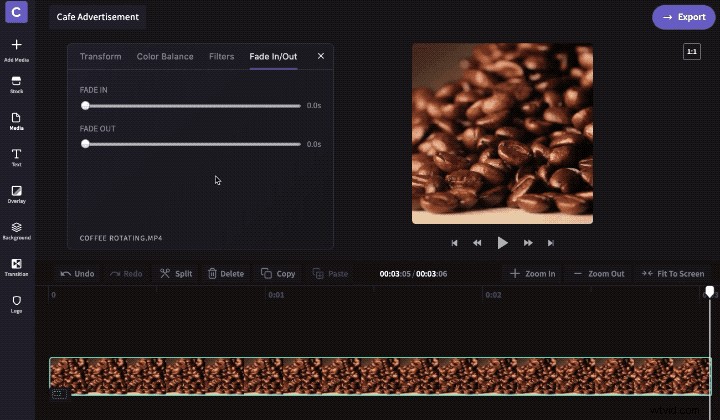 Master Fade In and Fade Out Effects for Videos, Photos, and Audio Tracks