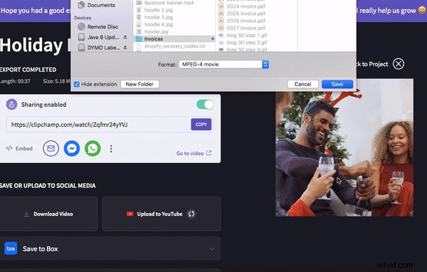 Create Stunning Holiday Party Video Invitations with Easy Drag & Drop
