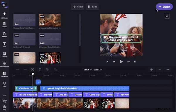 Create Stunning Holiday Party Video Invitations with Easy Drag & Drop