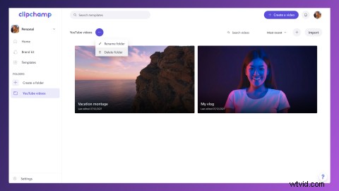 Organize Your Videos Effortlessly: Introducing Folders in Clipchamp