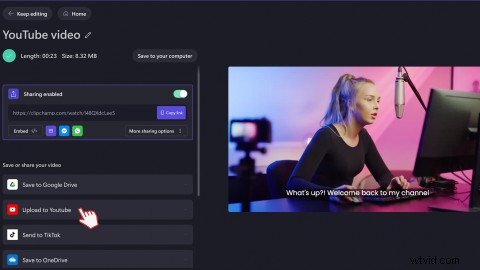 Effortlessly Upload Videos Directly to YouTube from Clipchamp