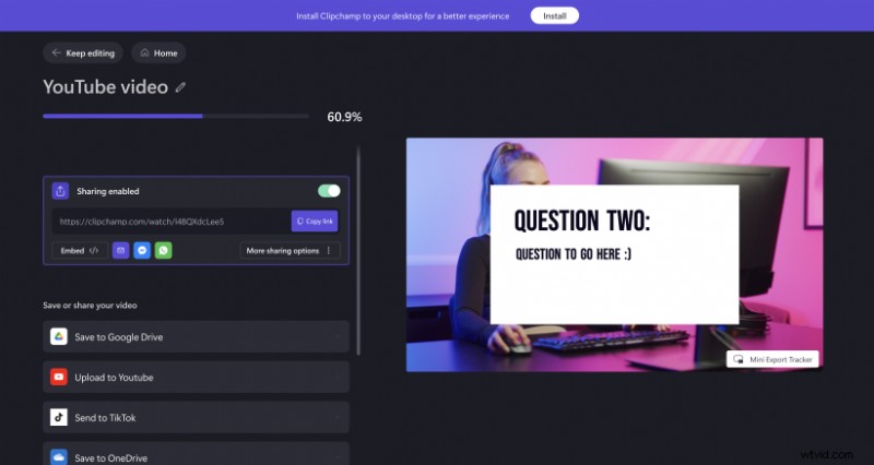 Effortlessly Upload Videos Directly to YouTube from Clipchamp