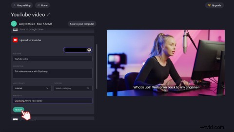 Effortlessly Upload Videos Directly to YouTube from Clipchamp