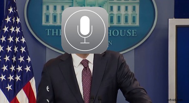 Hilarious: Siri Interrupts White House Press Briefing [Video]
