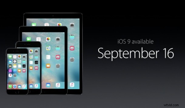 Apple Releases iOS 9 Golden Master and iOS 9.1 Beta 1 – Public Download on September 16