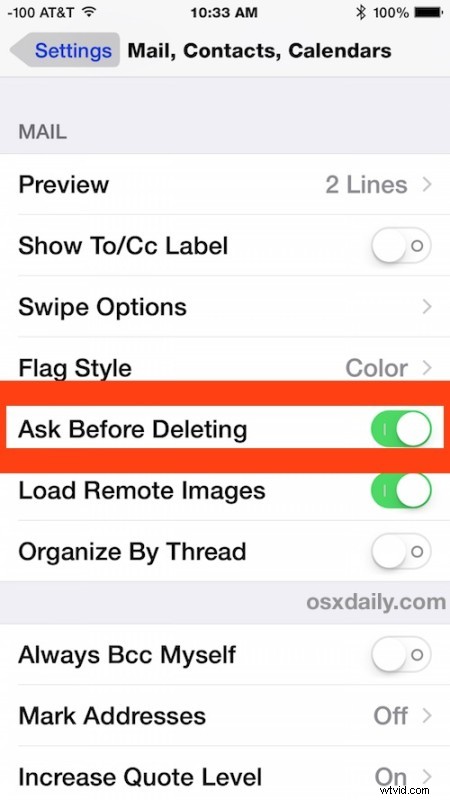 Prevent Accidental Email Deletions: Enable Confirmation in iOS Mail on iPhone & iPad