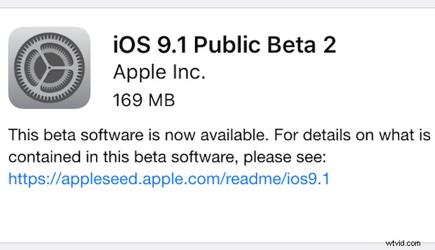 Apple Releases iOS 9.1 Public Beta 2: Now Available for Testers
