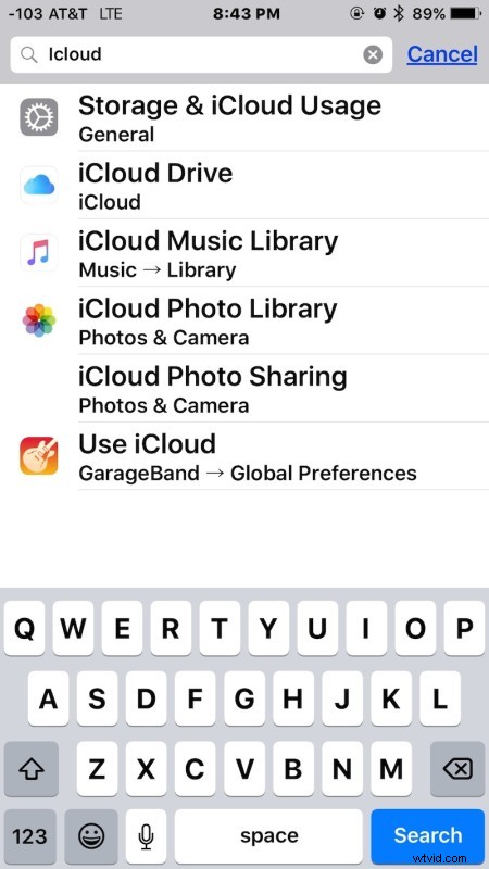 Find Any iOS Setting Instantly: Search iPhone, iPad & iPod Touch Settings App