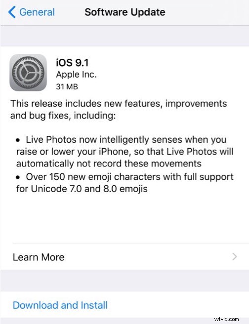 Apple Releases iOS 9.1: 100+ New Emojis, Bug Fixes & IPSW Download Links for iPhone, iPad, iPod touch