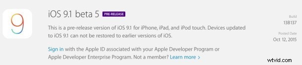 Apple Releases iOS 9.1 Beta 5 for Public Beta Testers and Developers