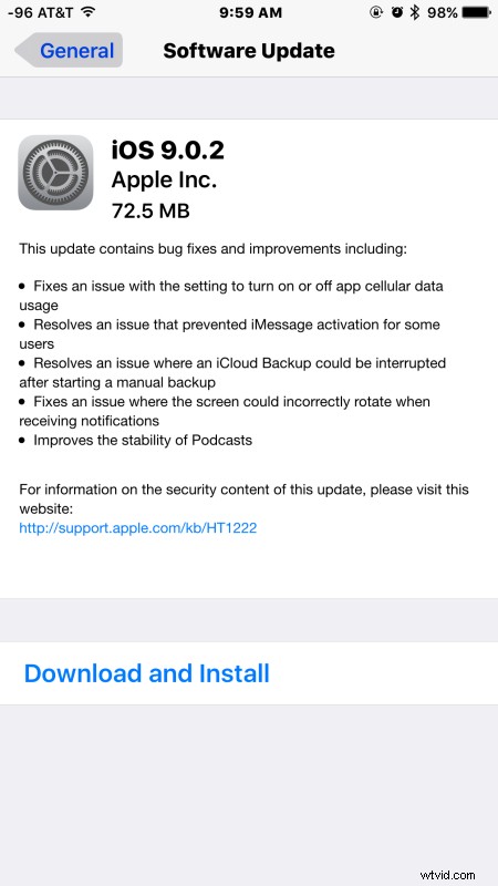 Apple Releases iOS 9.0.2: Key Bug Fixes for iPhone, iPad & iPod Touch + IPSW Downloads
