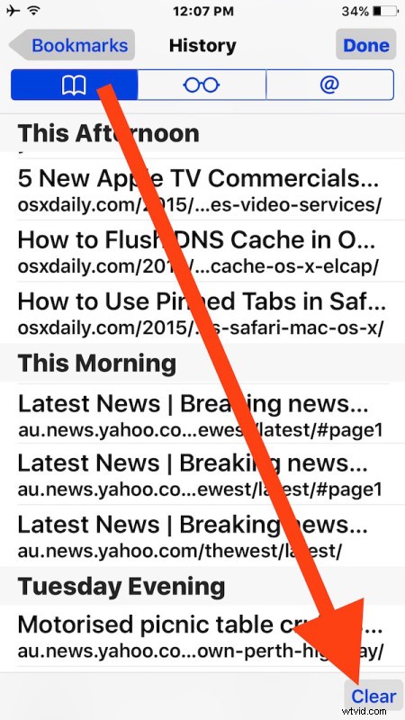 How to Quickly Delete Recent Safari Search & Browsing History on iPhone & iPad
