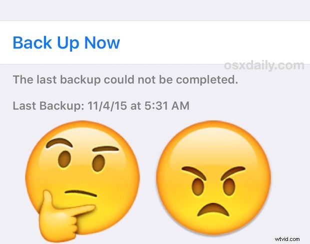 How to Fix  The Last Backup Could Not Be Completed  iCloud Error on iOS