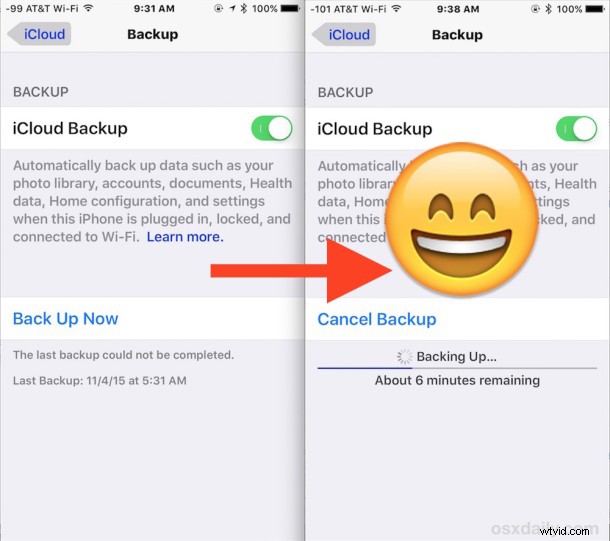 How to Fix  The Last Backup Could Not Be Completed  iCloud Error on iOS