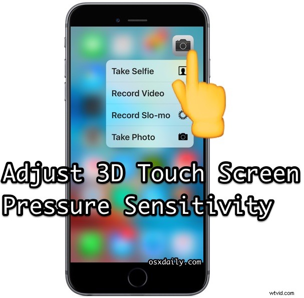 How to Adjust 3D Touch Pressure Sensitivity on iPhone: Step-by-Step Guide