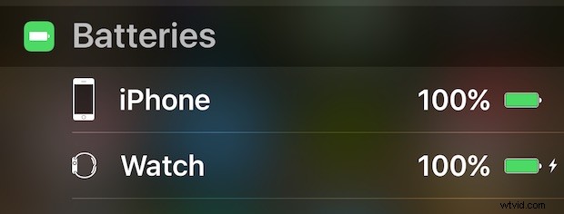 Monitor Battery Levels of Connected Bluetooth Devices from iOS Notification Center