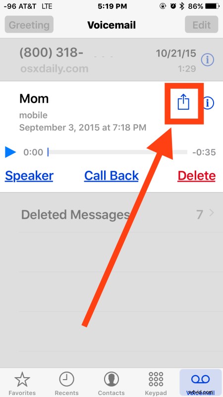 How to Easily Save, Share & Forward Voicemails on iPhone