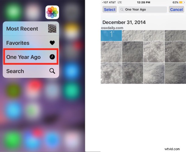 Quickly View iPhone Photos from Exactly One Year Ago Using 3D Touch