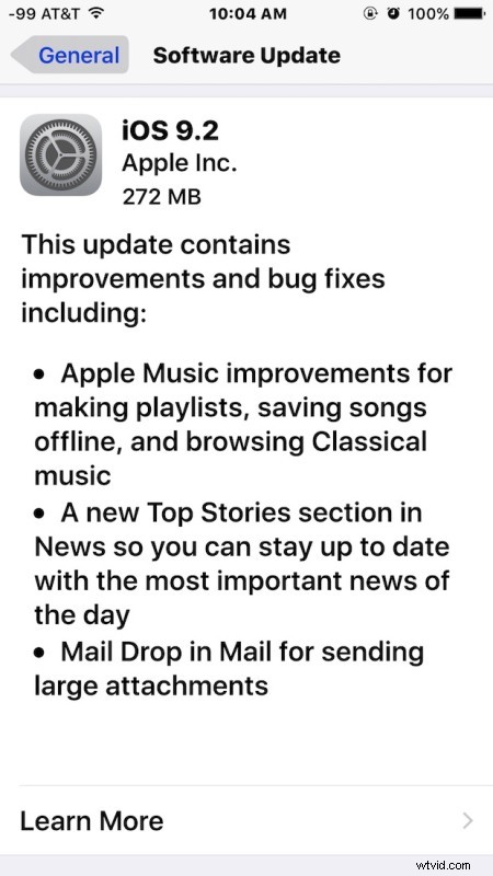 Apple iOS 9.2 Released: Bug Fixes, MailDrop Support & IPSW Download Links
