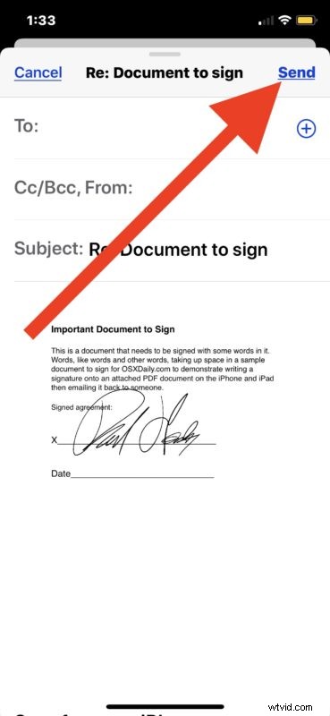 How to Quickly Sign Documents on iPhone & iPad Directly from Mail App