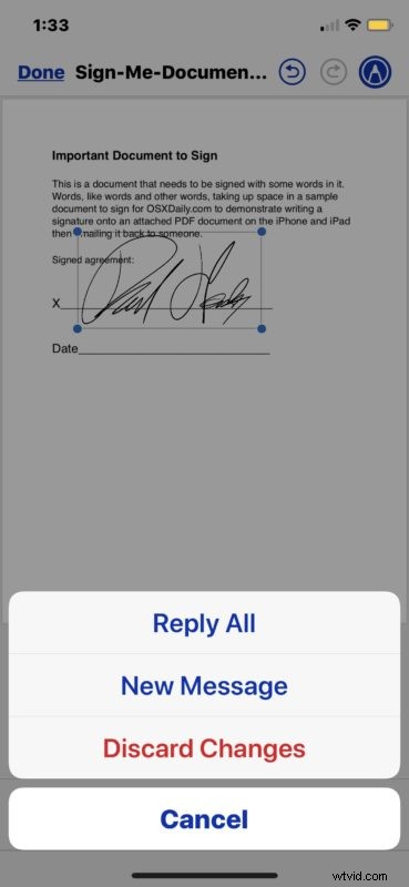 How to Quickly Sign Documents on iPhone & iPad Directly from Mail App