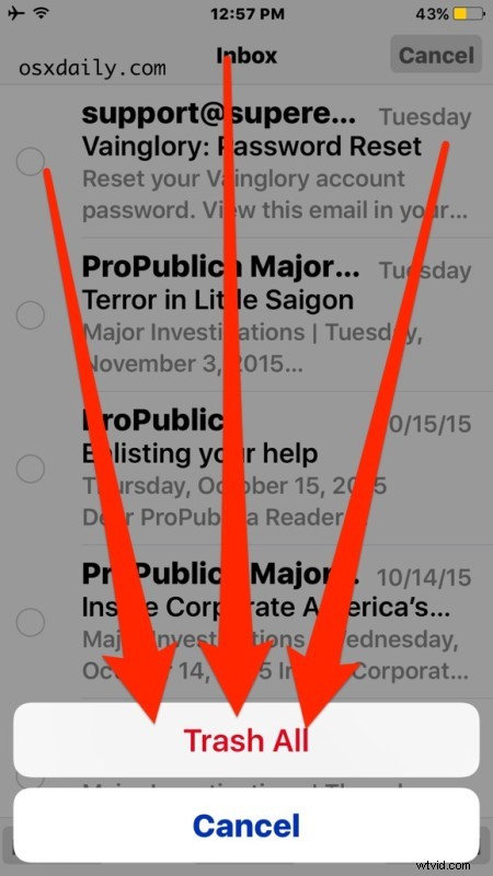 How to Quickly Delete All Emails from Mail Inbox on iPhone & iPad