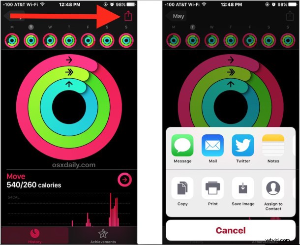 How to Easily Share Apple Watch Activity Progress with Friends via iPhone