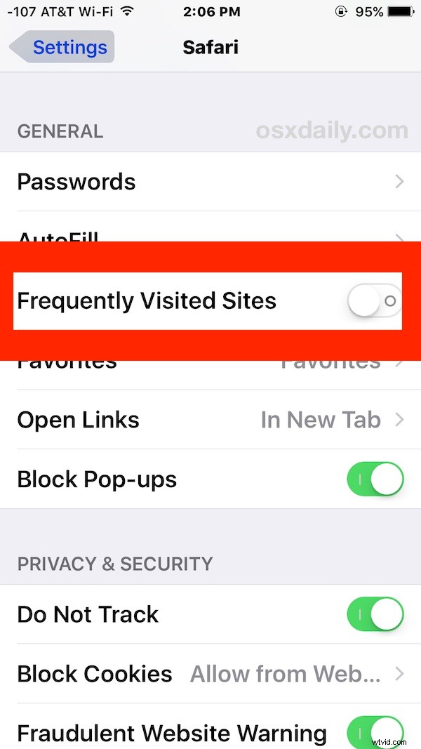 How to Disable Frequently Visited Sites in Safari on iPhone and iPad – Privacy Guide