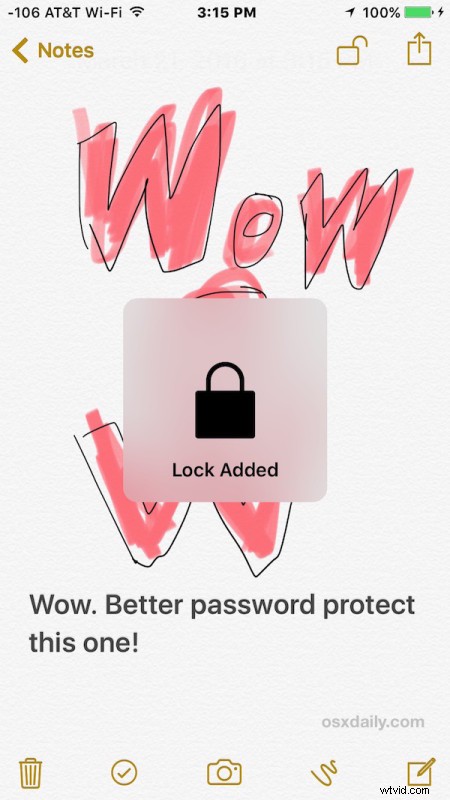 How to Password-Protect Notes on iPhone and iPad with Touch ID