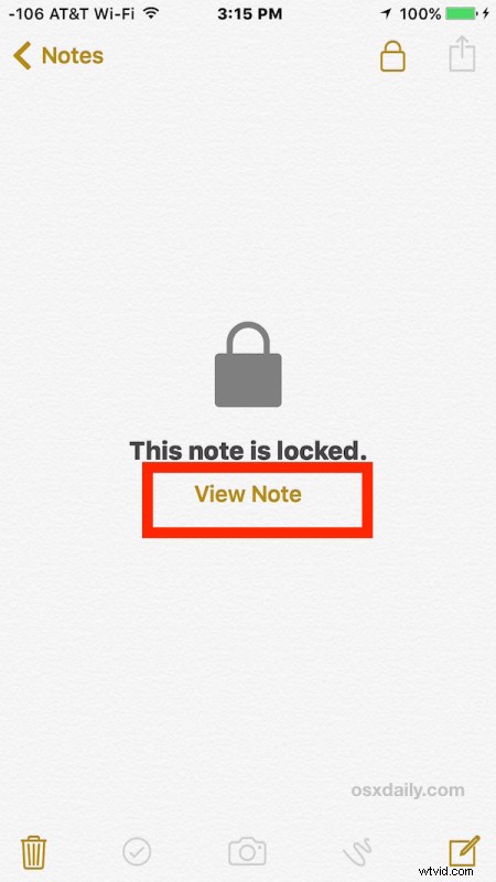 How to Password-Protect Notes on iPhone and iPad with Touch ID