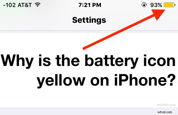 Why Is My iPhone Battery Yellow? Meaning of the Icon & How to Fix It