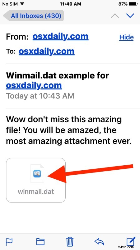 Open Winmail.dat Attachments on iPhone & iPad Easily with TNEF Enough
