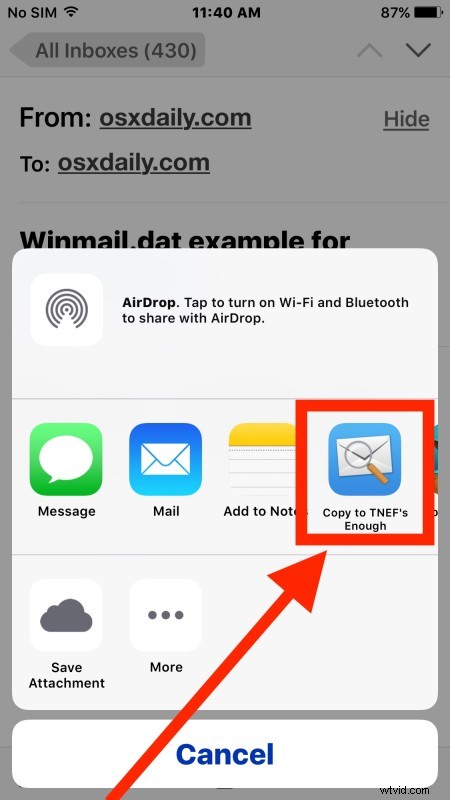 Open Winmail.dat Attachments on iPhone & iPad Easily with TNEF Enough