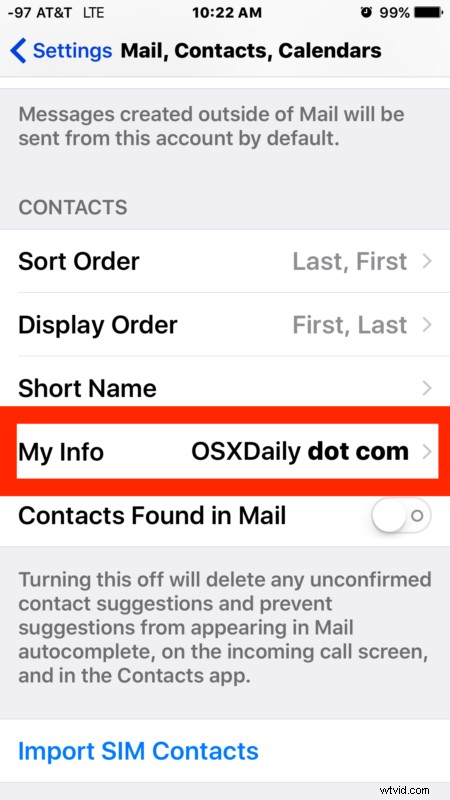 How to Easily Set Up  My Info  Personal Contact Details on iPhone