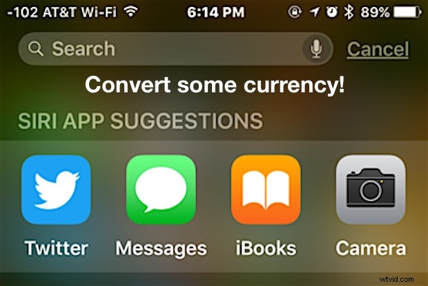 Instant Currency Conversion in iOS Spotlight Search with Live Exchange Rates