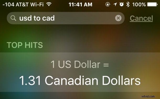 Instant Currency Conversion in iOS Spotlight Search with Live Exchange Rates