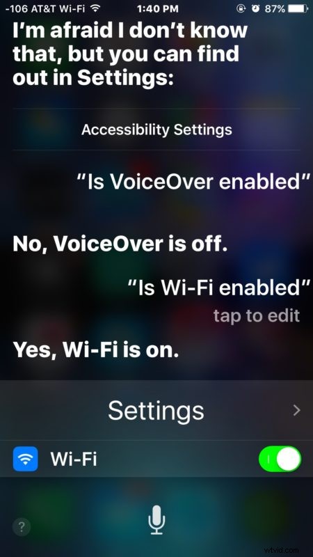 Effortlessly Check iOS Settings Status with Siri – No App Access Needed