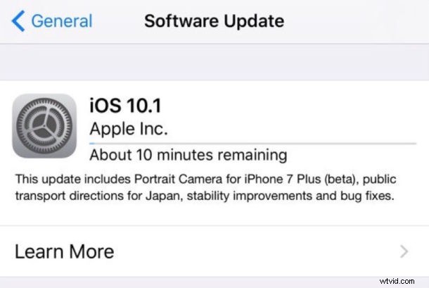 iOS 10.1 Now Available: Bug Fixes, Enhancements & Portrait Mode for iPhone 7 Plus