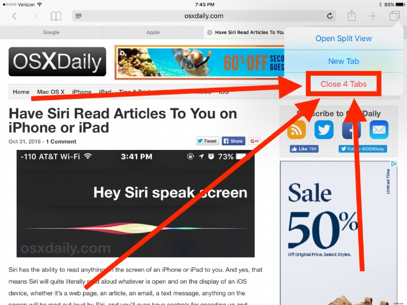 How to Quickly Close All Safari Tabs on iPhone and iPad