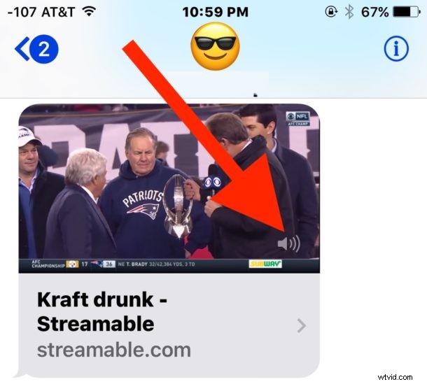 How to Quickly Mute Embedded Videos in iOS & Mac Messages Apps