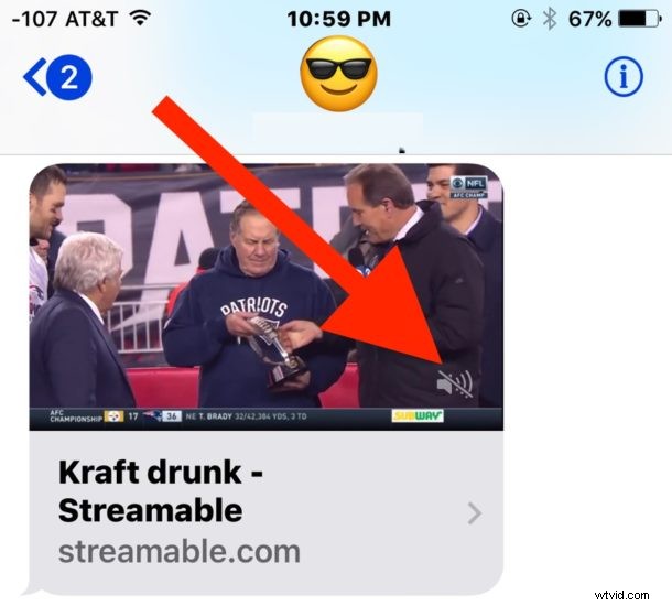 How to Quickly Mute Embedded Videos in iOS & Mac Messages Apps