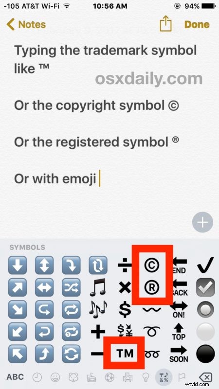 How to Easily Insert ™, ©, and ® Symbols on iPhone and iPad
