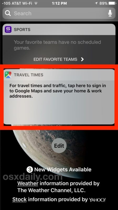 Quickly Add Widgets to Your iPhone Home Screen Using 3D Touch
